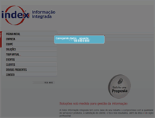 Tablet Screenshot of indexintegra.com.br